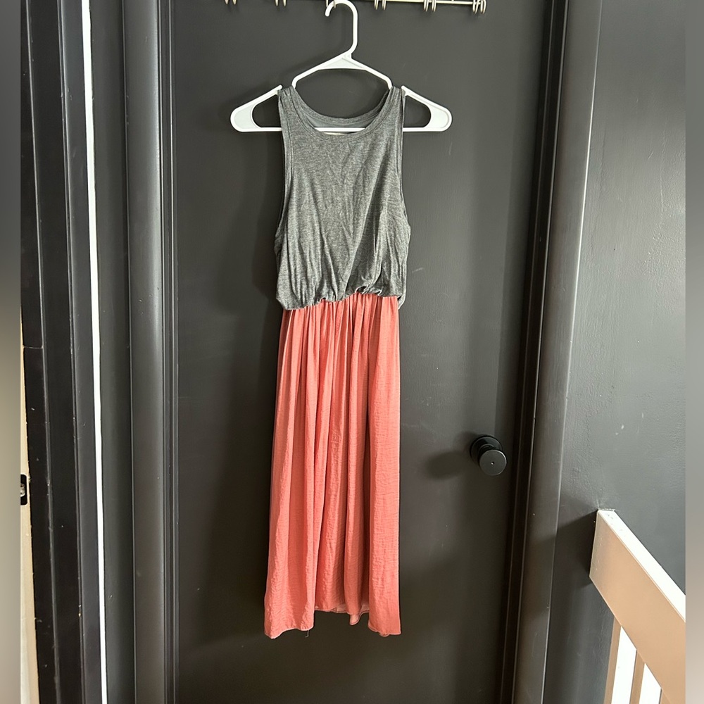 Ann Taylor LOFT Colorblock Midi Maxi dress